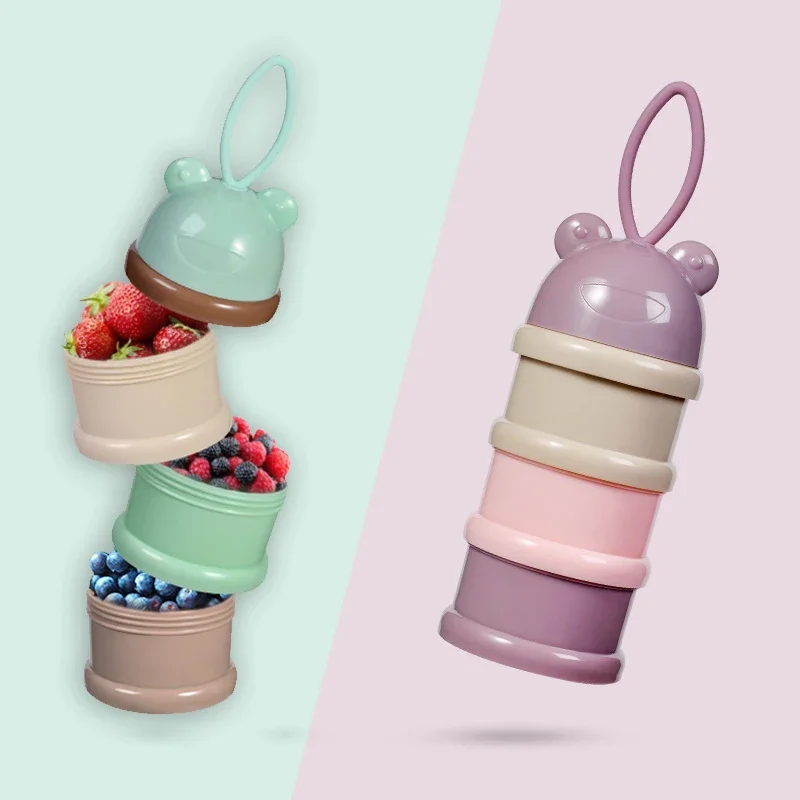 Food Storage Essentials - Reisen – Essential Storage Müslipulverspender, 3-lagiger