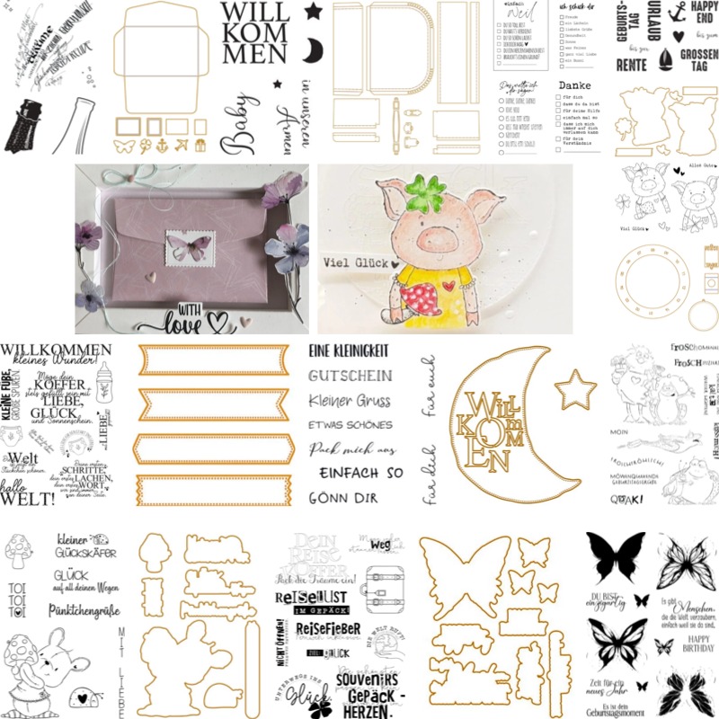 Food Storage For Baby - Baby-Koffer-Stempel und -Schablonen Neuheit 2026 Scrapbook-Tagebuch-Dekoration