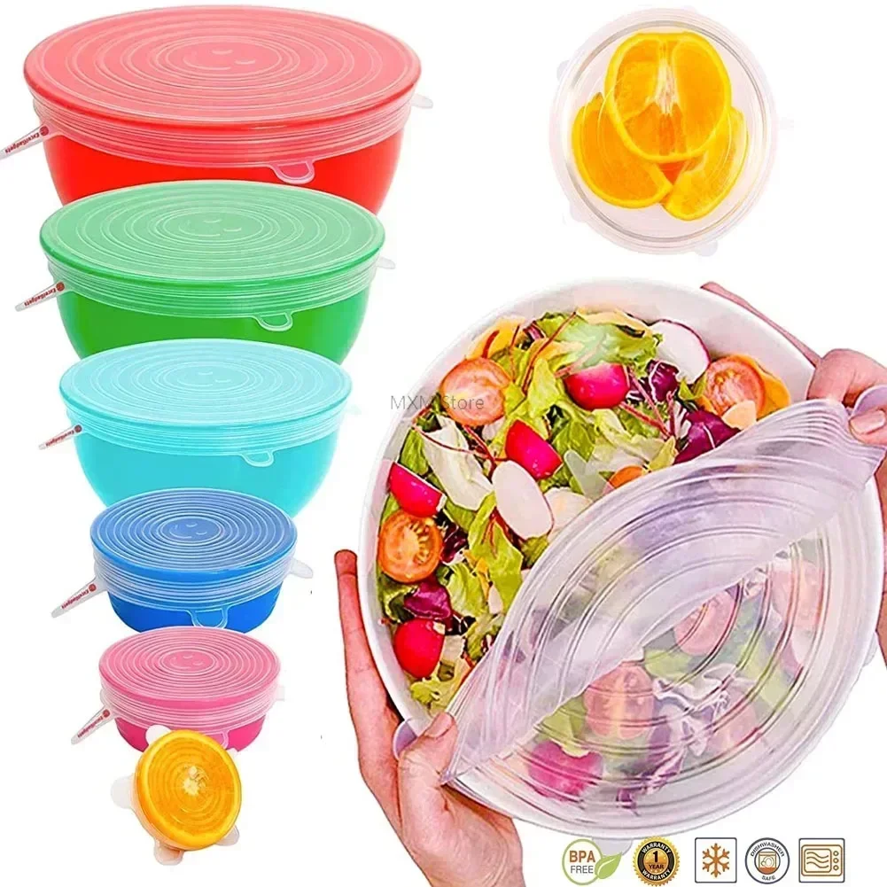 Silicone Stretch Lid - Universal für Küchen utensilien Deckel Küche