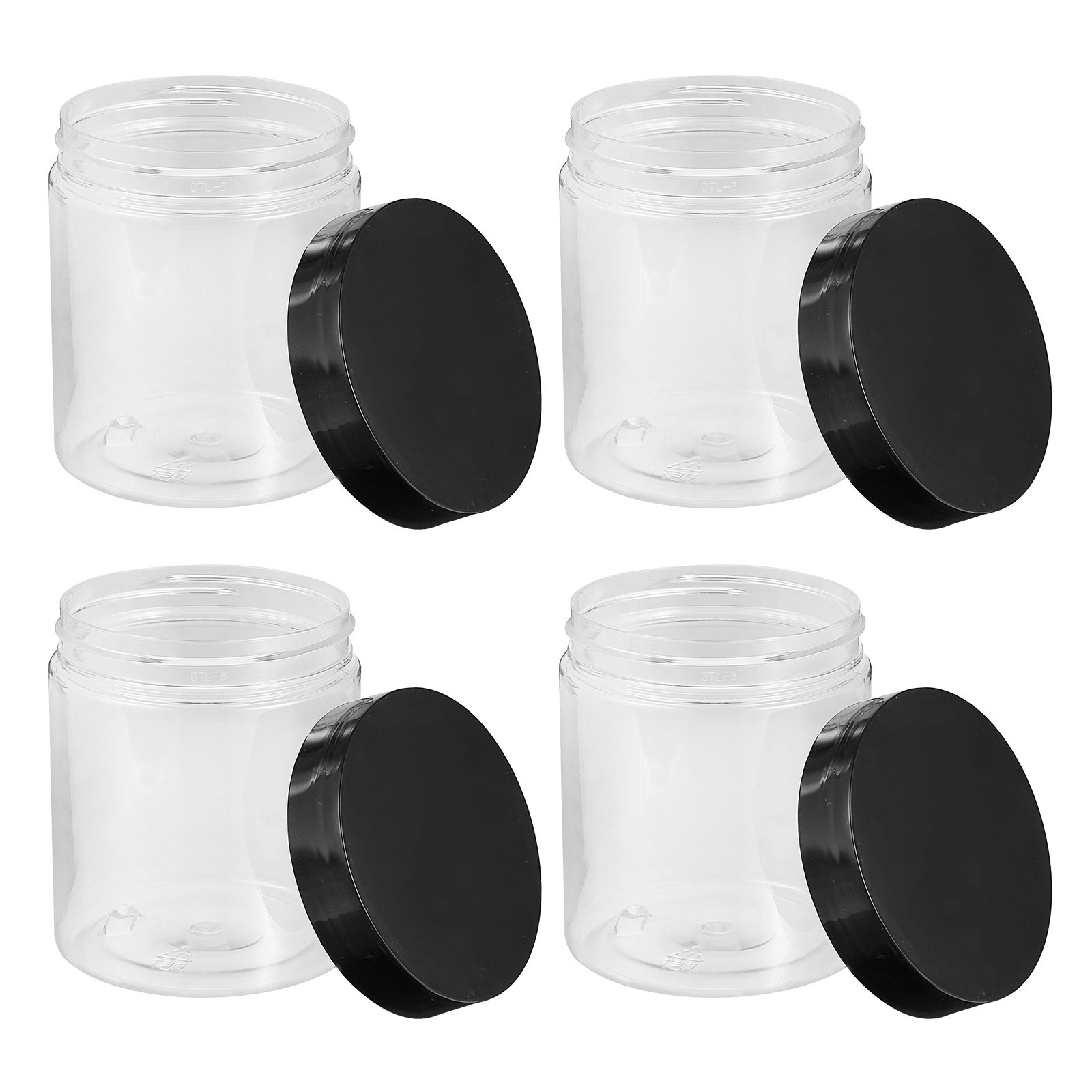 Food Storage Home - 12 Stück Hochwertige Transparente Kunststoff-Aufbewahrungsdosen Luftdicht