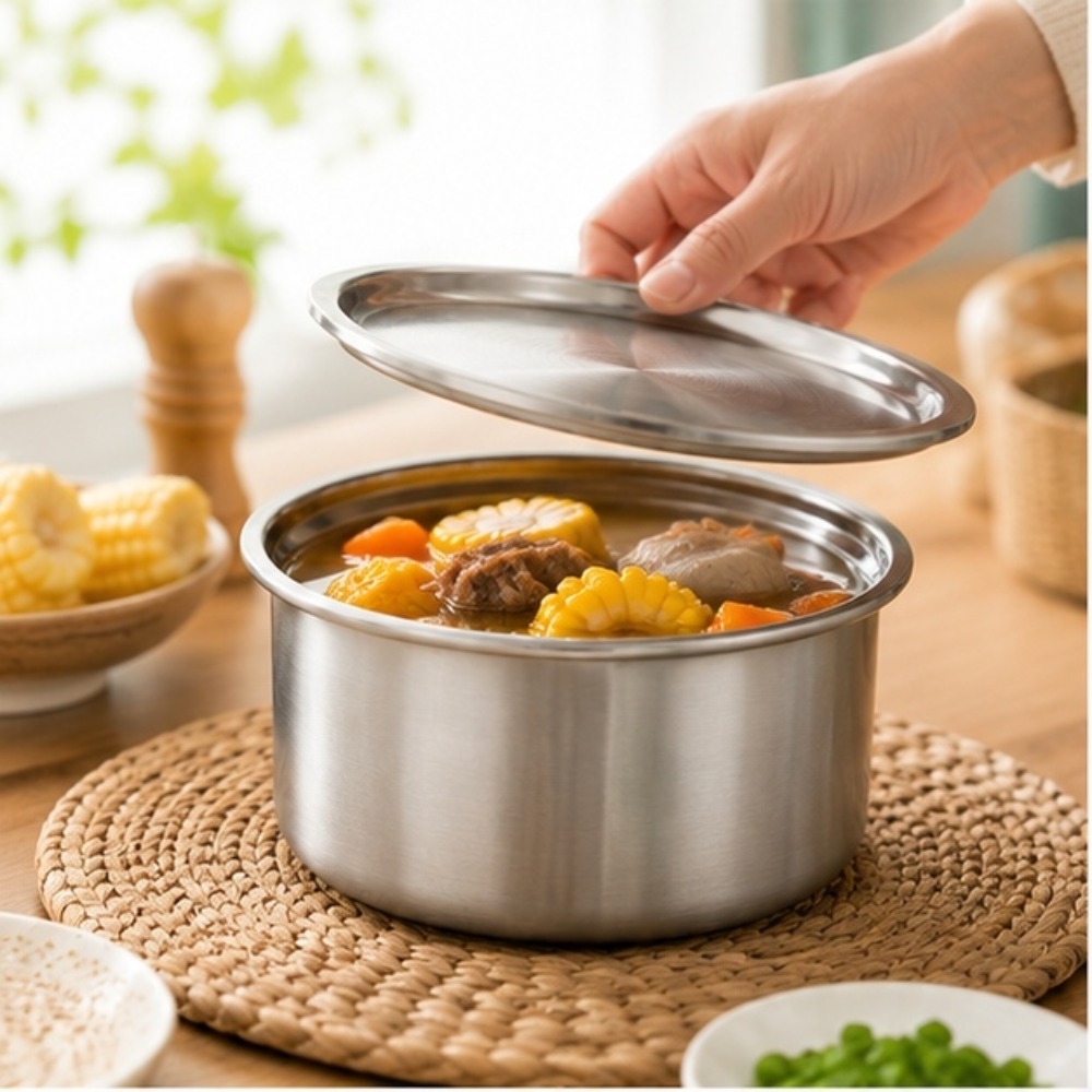 Food Storage Meals - 304 Edelstahl Ramekin mit Deckel, Schüssel