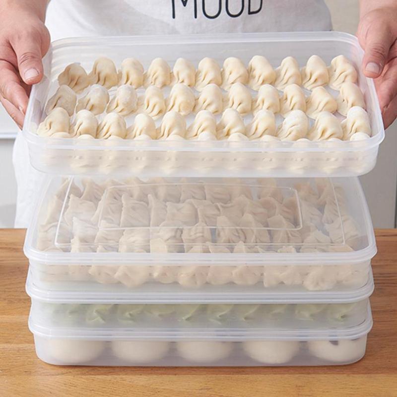 Food Storage Meals - Neue Küchen-Aufbewahrungsbox Kühlschrank-Organizer Transparente Lebensmittelbehälter Schale
