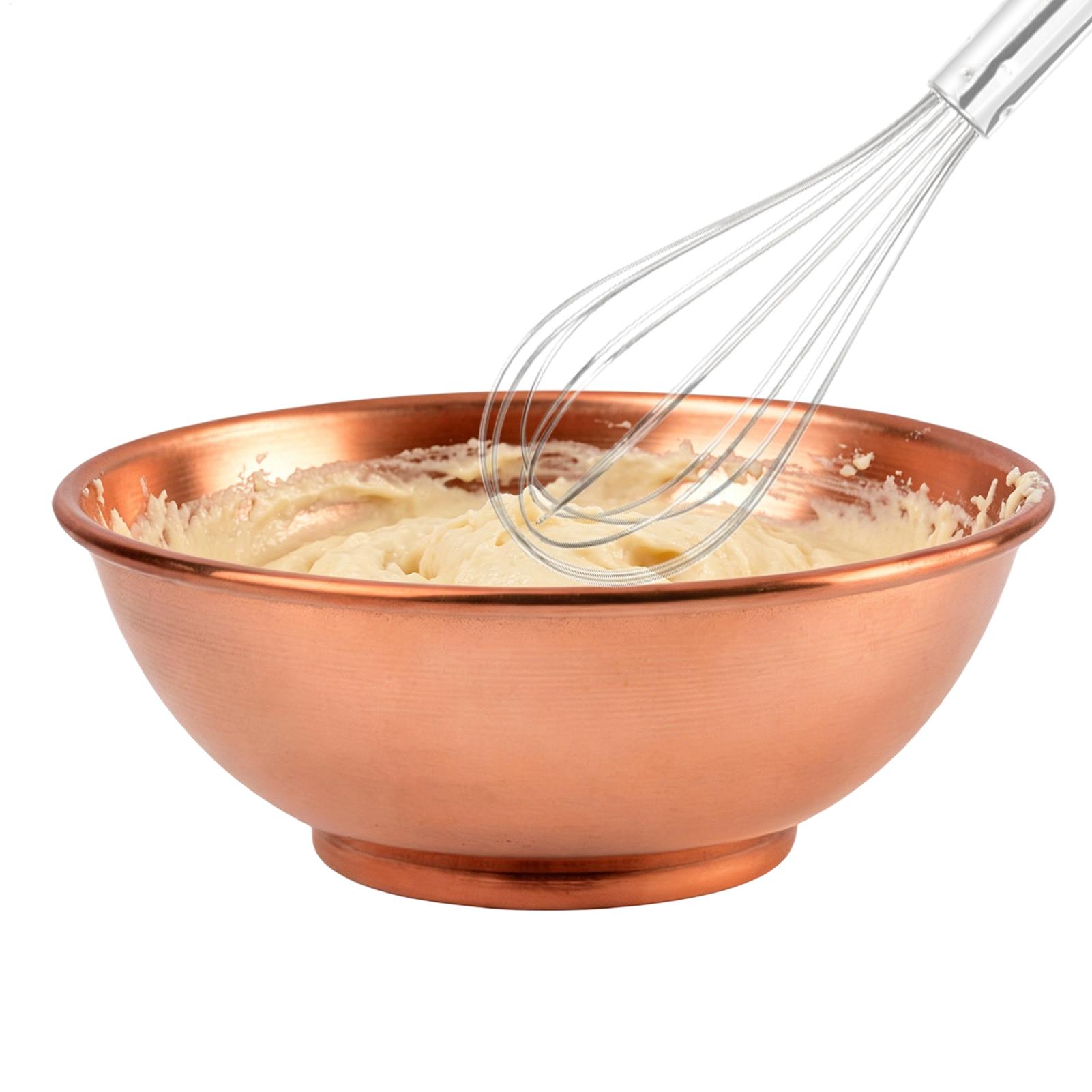 Food Storage Home - Kupferschüssel, große Aufbewahrungsbehälter, Kupfer-Mischschalen für Salat,