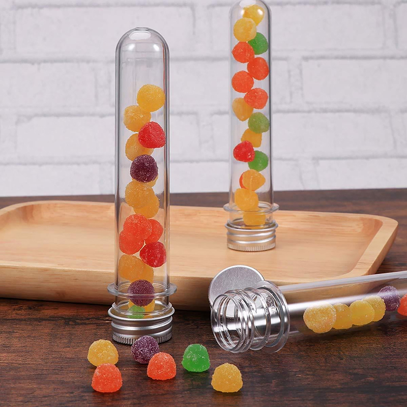 Food Storage Youtube - 1/5Pcs Kunststoff Labor Reagenzgläser Transparent Candy