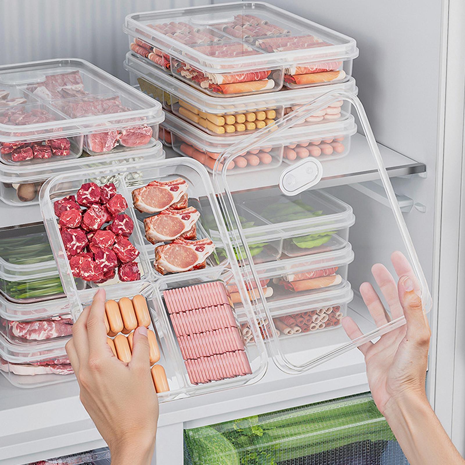 Food Storage Meals - 1 Stück Kühlschrank-Aufbewahrungsbox für Fleisch und