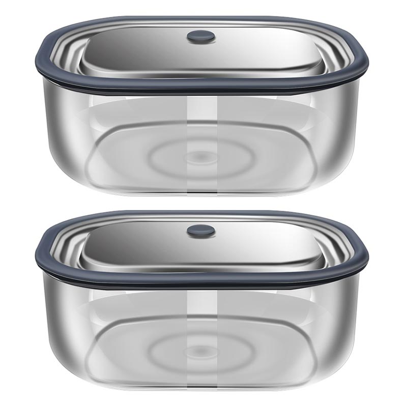 Food Storage Made Easy - High Boro silikat glas Rechteck Lunchbox