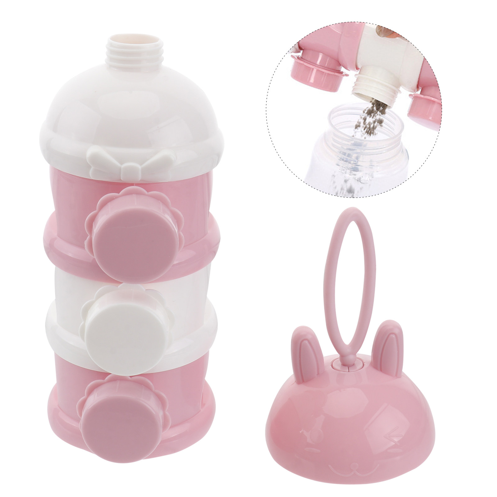 Food Storage For Baby - 3-Schichtige Babynahrungsboxen Leichte Tragbare Babynahrungsbehälter Sichere
