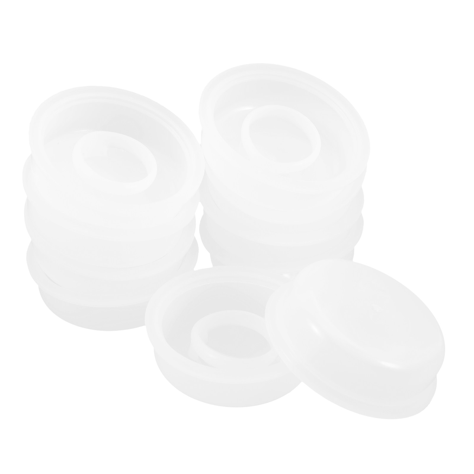 Food Storage Plastic - 10 Stück Kunststoff-Chemikalien-Eimerdeckel 20-25L, auslaufsicherer Schraubverschlussdeckel,