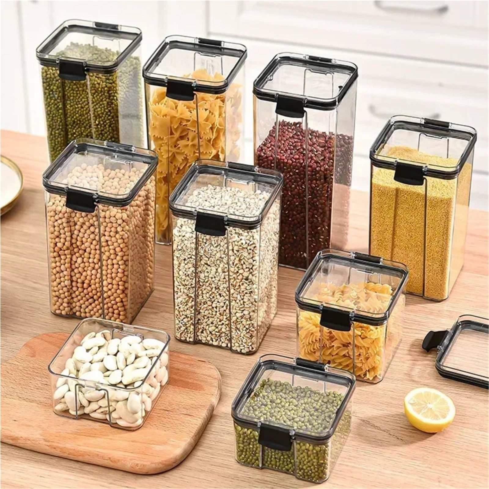 Luftdichter Lebensmittelbehält – Food Storage Plastic Bewertung und Preis