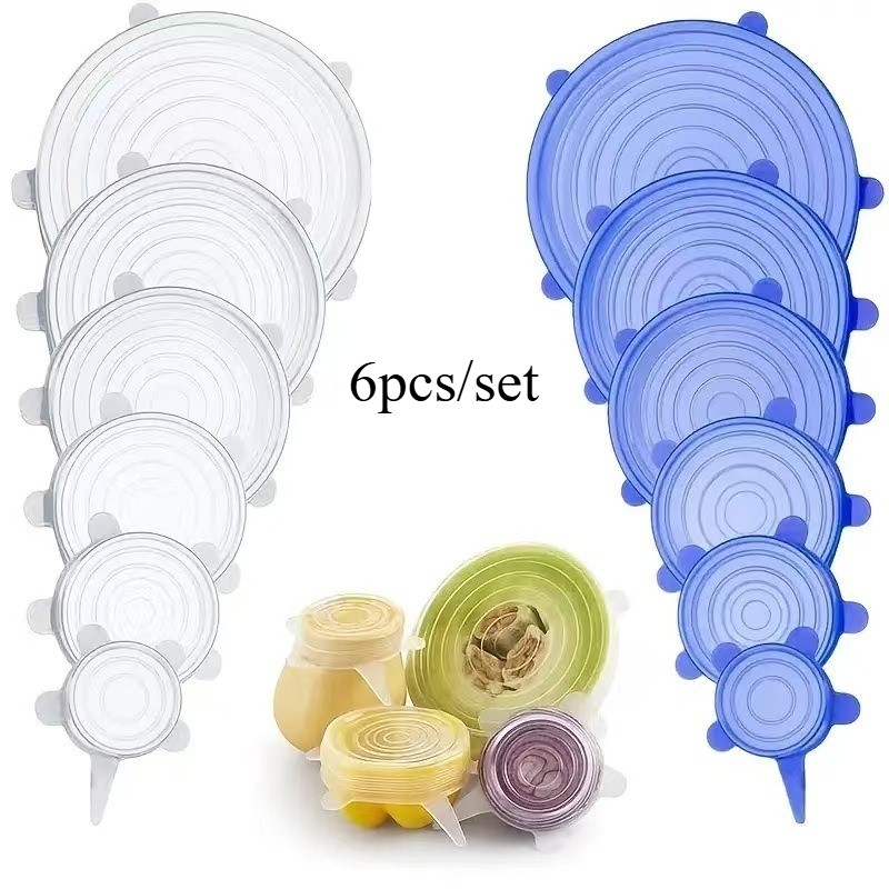 6 Stück wiederverwendbare Sili – Silicone Stretch Lid Bewertung und Preis
