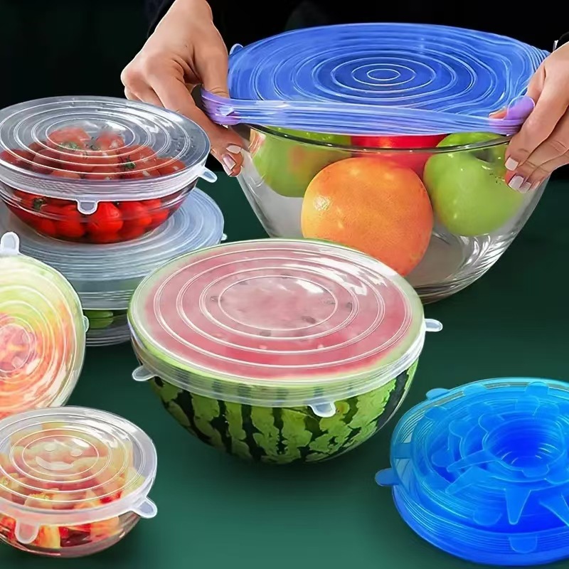 6 Stück wiederverwendbare Sili – Silicone Stretch Lid Bewertung und Preis
