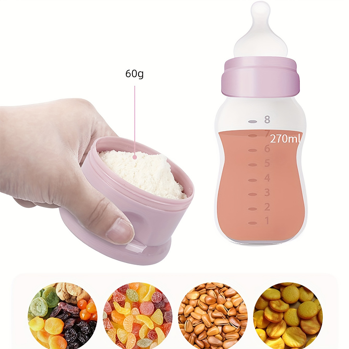 Baby-Milchpulverbehälter mit g – Xxl Food Storage Container Bewertung und Preis