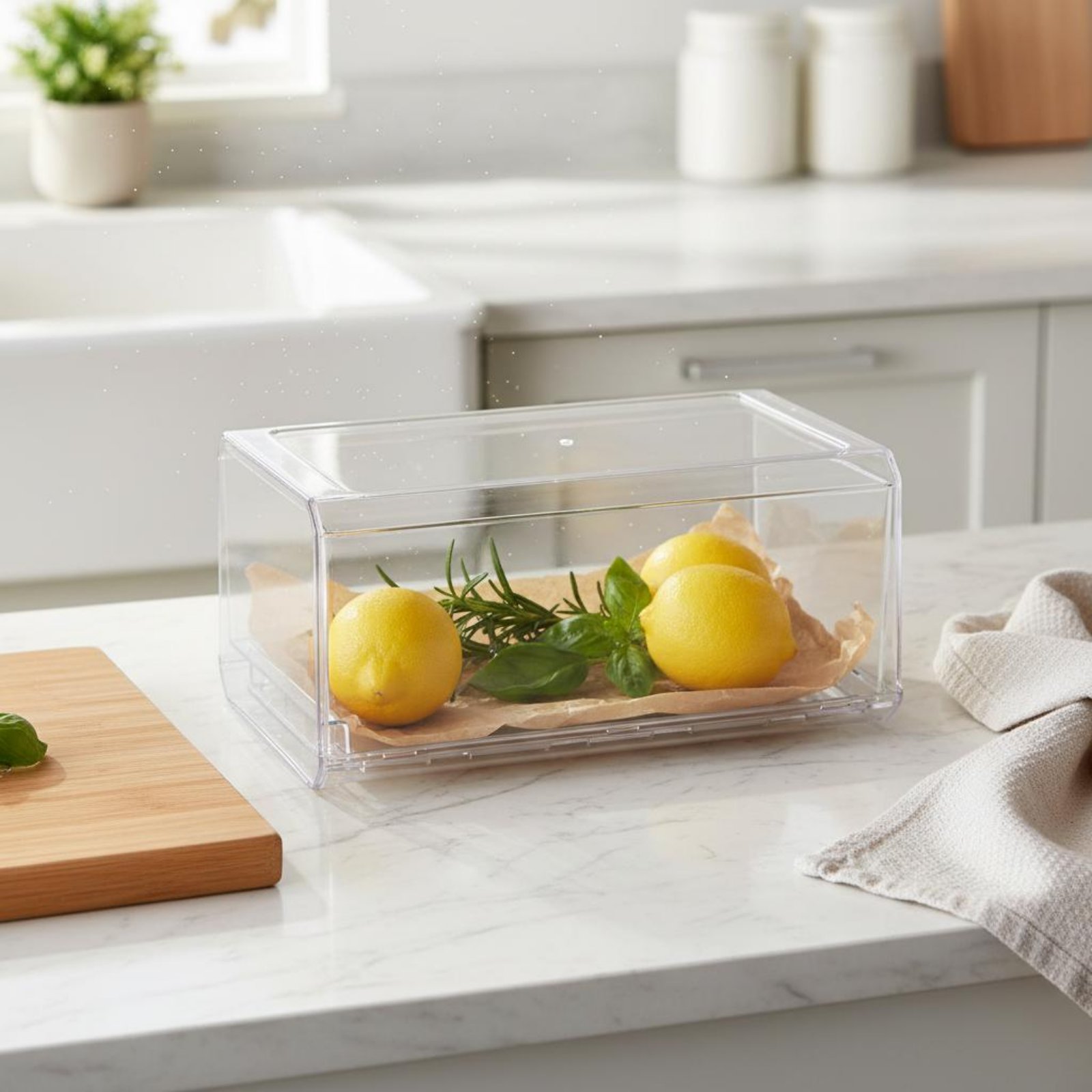 Transparenter Kühlschrank-Orga – Food Storage Large Plastic Containers Bewertung und Preis