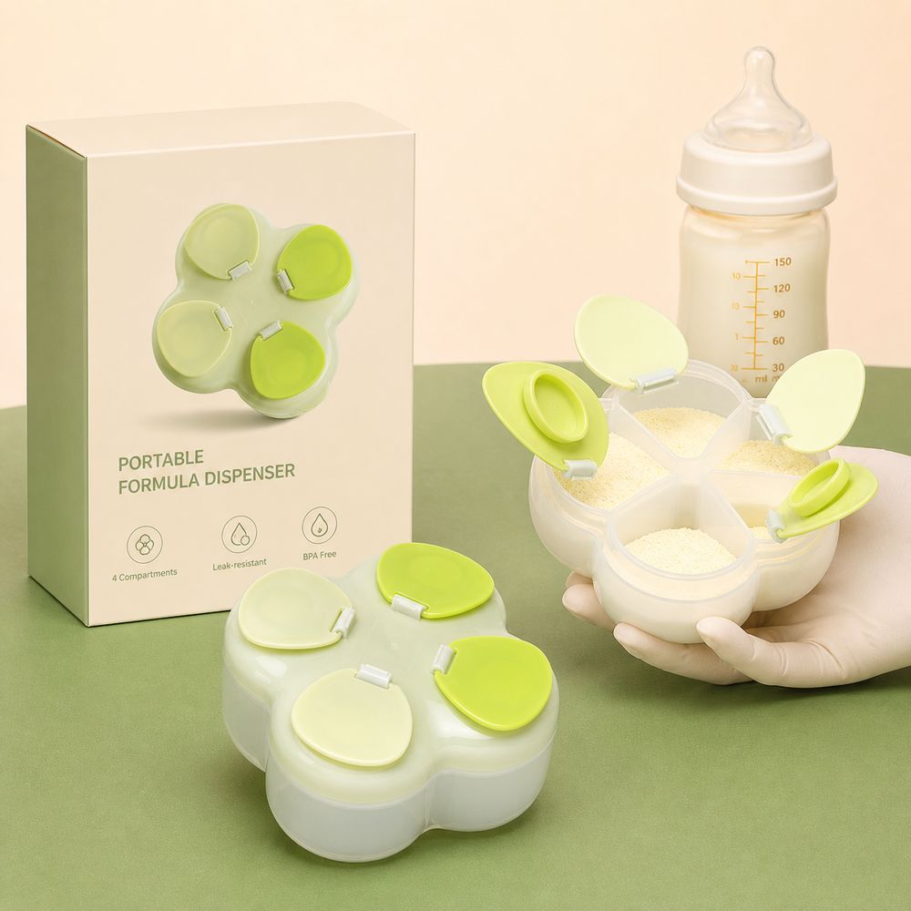 Unterteilter Formel-Dispenser  – Food Storage For Baby Bewertung und Preis