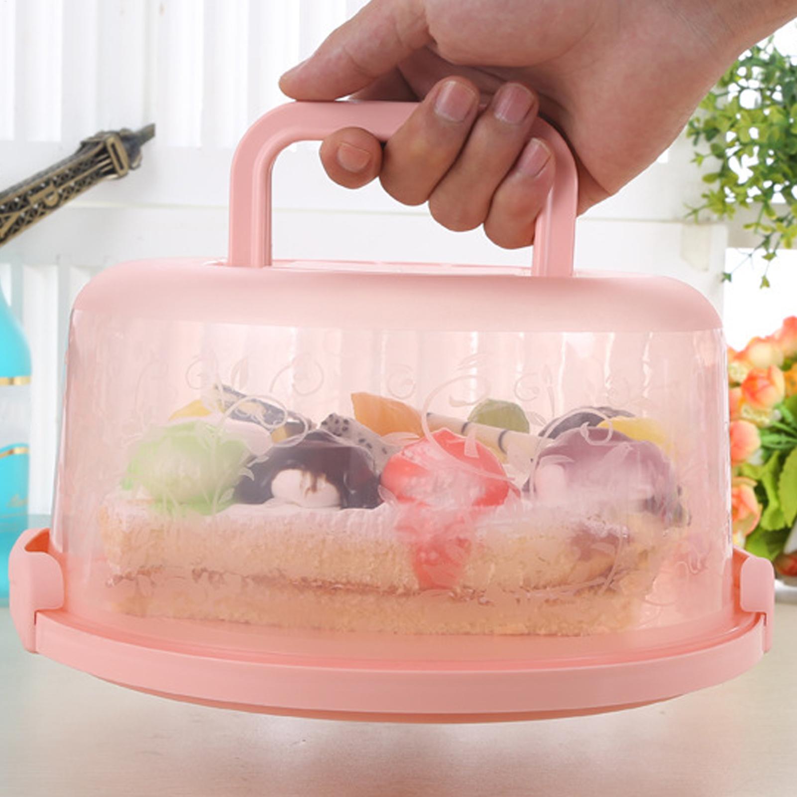 Tragbare Kuchenbox, wiederverw – Food Storage Home Bewertung und Preis