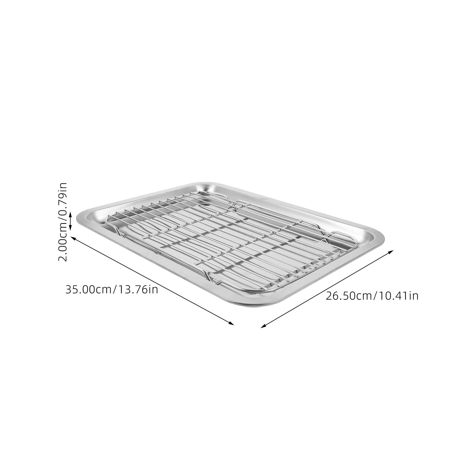 1 Set Edelstahl-Backrost, Abkü – Food Storage Home Bewertung und Preis