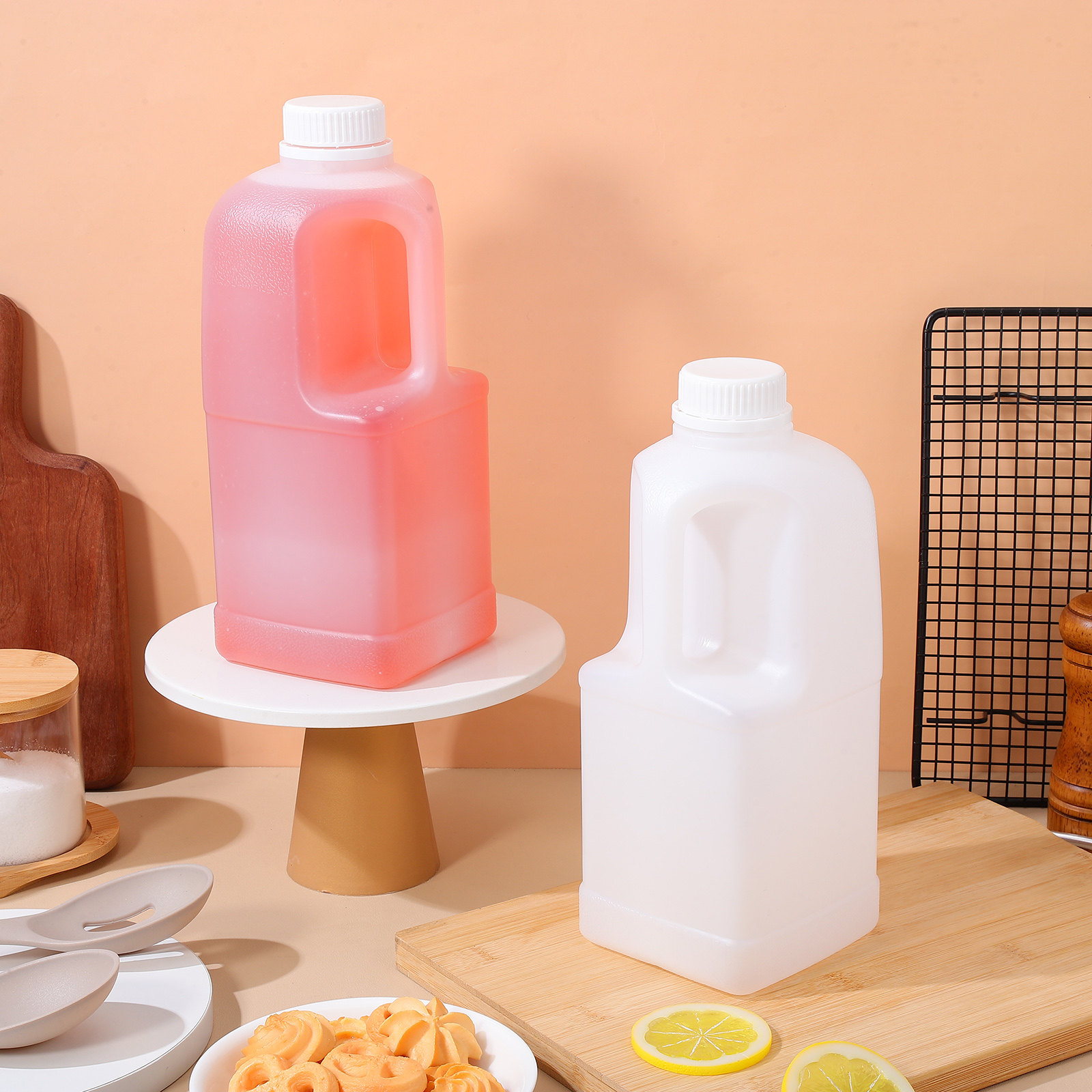 3er-Set Große 2-Gallonen-Wasse – Food Storage Large Plastic Containers Bewertung und Preis