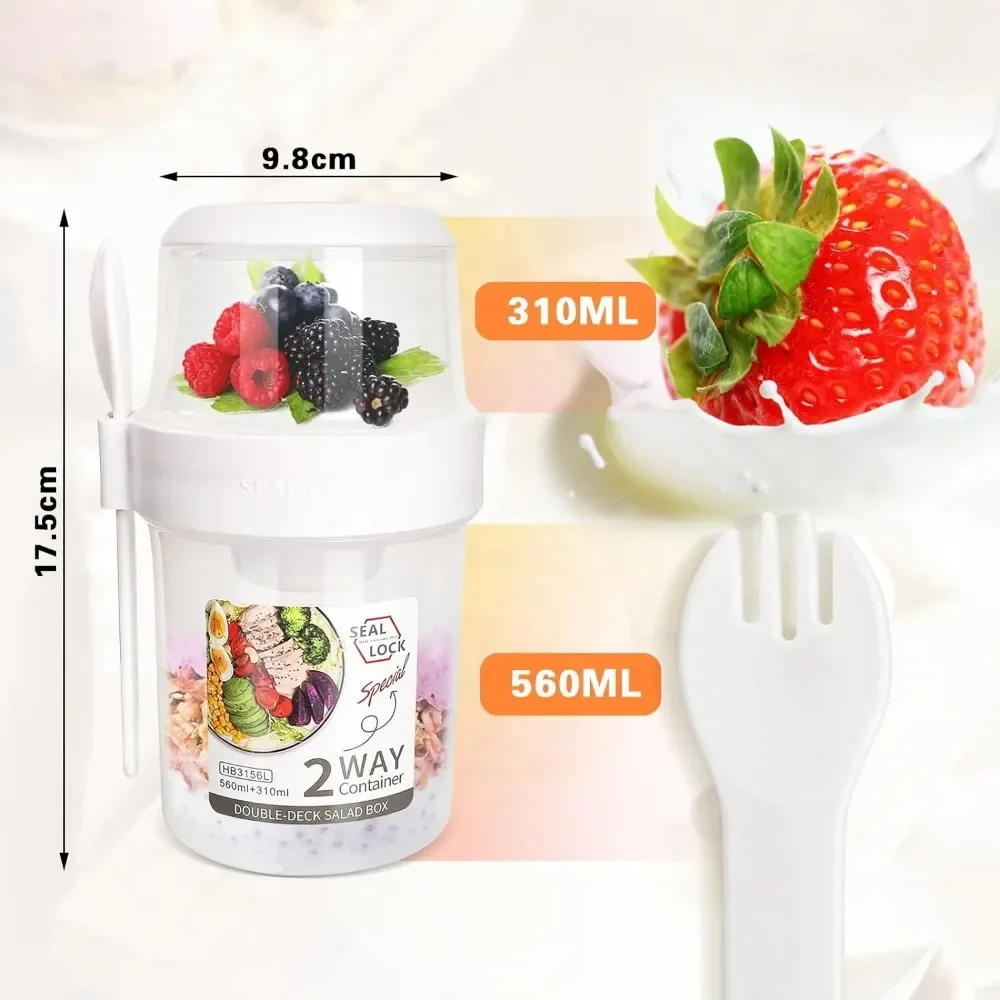 Salatbecher, Frühstückstassen, – Food Storage Yogurt Bewertung und Preis