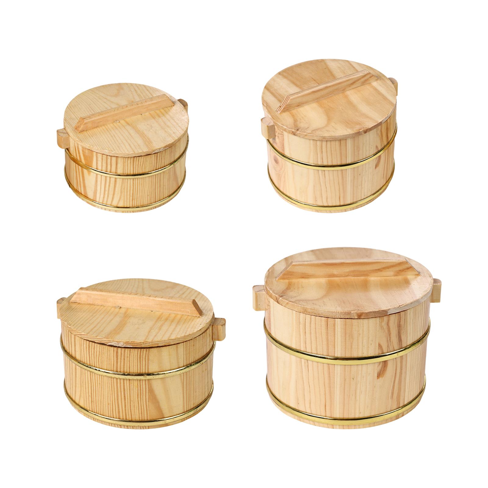 Holz-Dampfreisbehälter, tragba – Food Storage Restaurant Bewertung und Preis