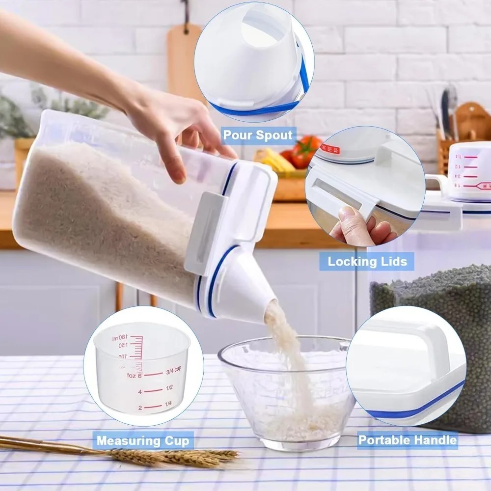 Reis-Aufbewahrungsbehälter für – Portion Control Container Bewertung und Preis