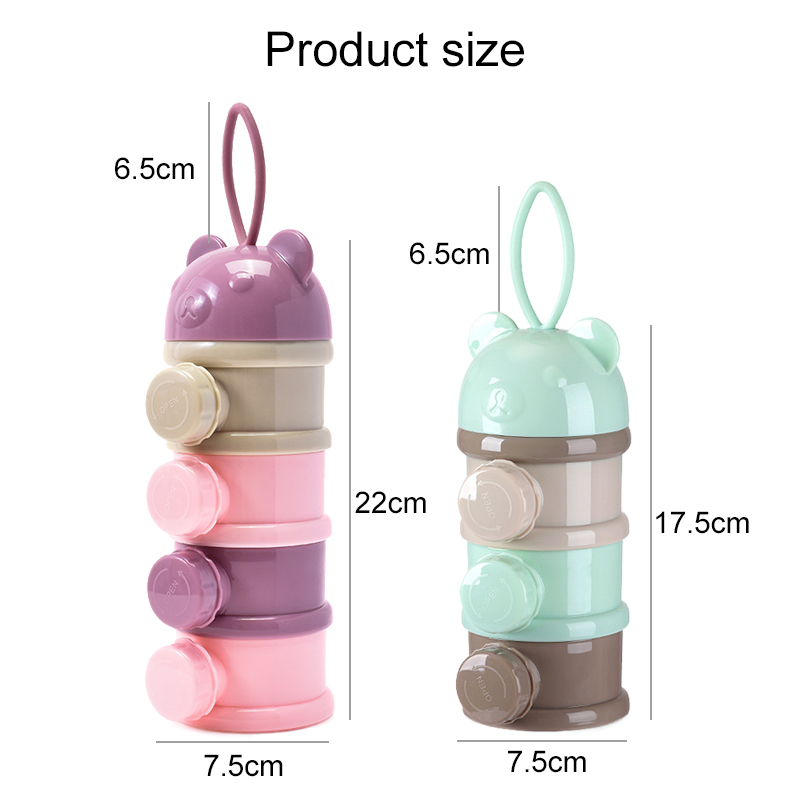 3/4-lagige tragbare Baby-Nahru – Portion Control Container Bewertung und Preis