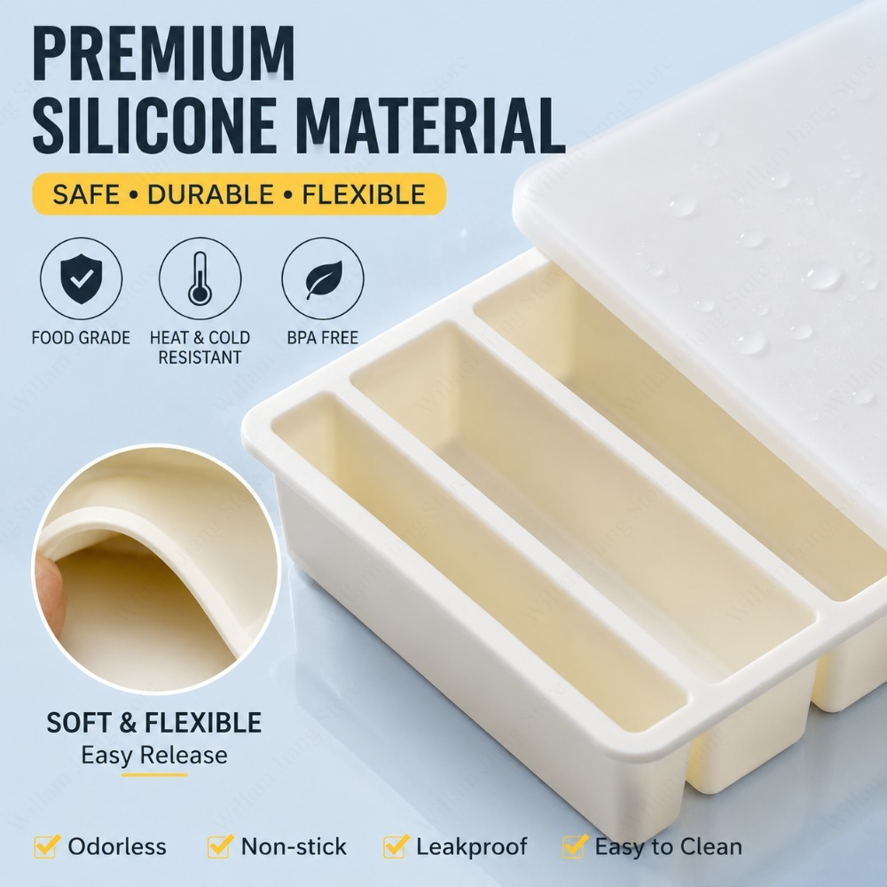 Langlebige Silikon-Gefrierform – Food Storage Home Bewertung und Preis